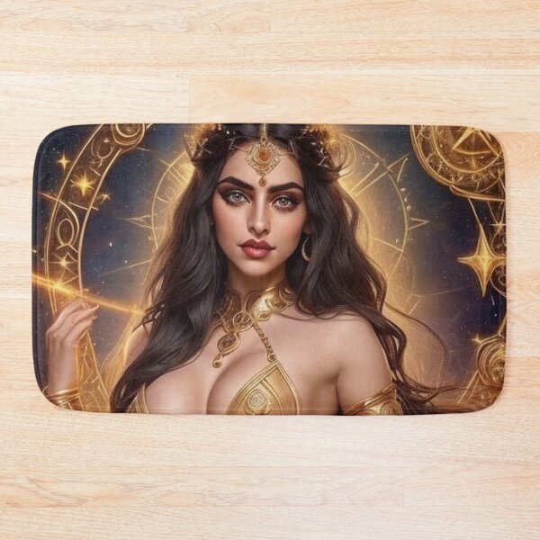 Item preview, Fiery Leo Goddess – Lioness Warrior Fantasy Illustration designed and sold by MissSaylor.