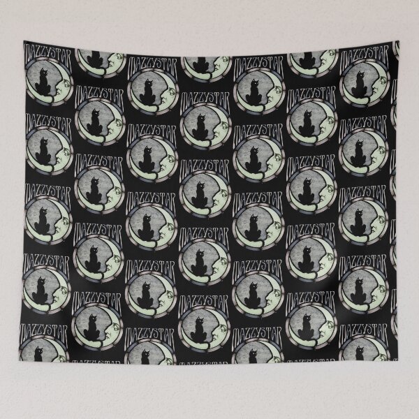 Item preview, 54 Mazzy Star Moon And Cat Vintage designed and sold by IndianRugCrafts.