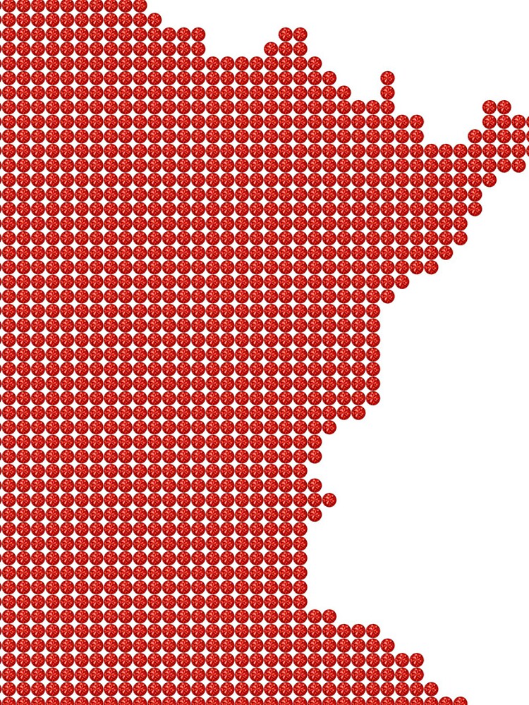 Thumbnail 4 of 4, iPhone Case, Minnesota Red Rhinestone designed and sold by TheIconSmith.
