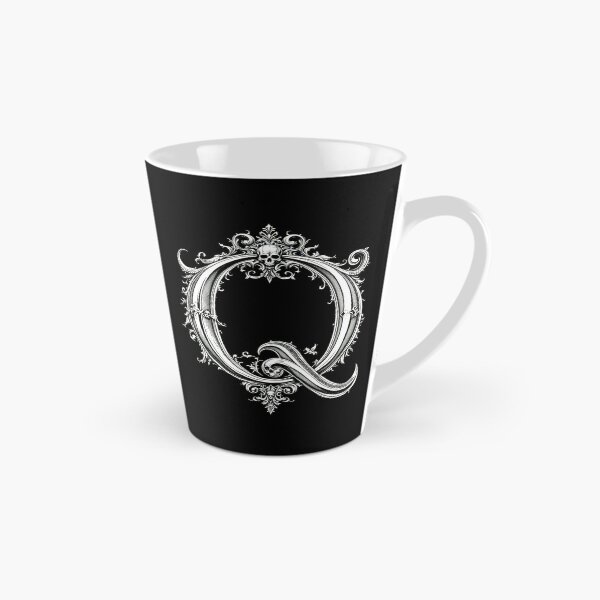 Item preview, Q, Gothic Alphabet design, Halloween Letters, Skull Font for T-Shirt, Gothic Decor, Witchy Aesthetic designed and sold by TheGaliyaStudio.
