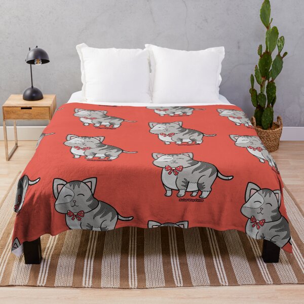 Item preview, Lil Squishy the grey cat - adorable cat design designed and sold by SolarWayfarer.