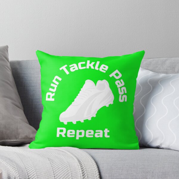 Item preview, Run Tackle Pass Repeat – Funny Girls Soccer T-shirt Pitch Boot Cleat designed and sold by WhackingTax.