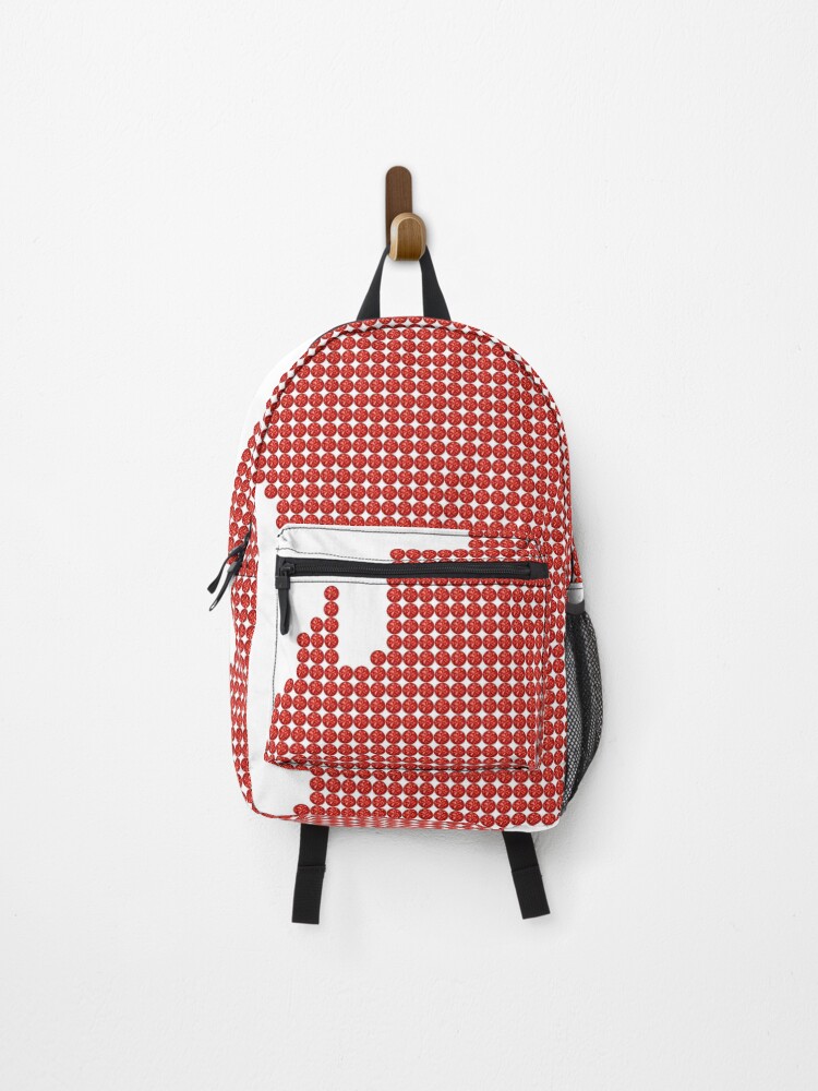 Thumbnail 1 of 3, Backpack, Michigan Red Rhinestone designed and sold by TheIconSmith.