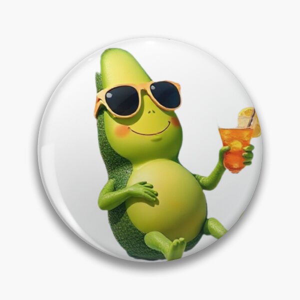 Item preview, Cute avocado relaxing cocktail chill  designed and sold by Shibehype.