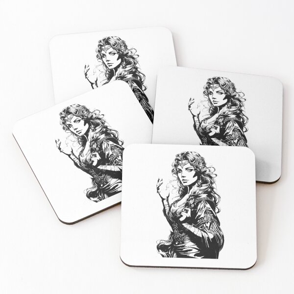 Item preview, Brigid – Goddess of Healing, Poetry, and Smithcraft      Black & White Edition designed and sold by CelticSoulShop.