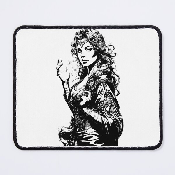 Item preview, Brigid – Goddess of Healing, Poetry, and Smithcraft Black & White Edition designed and sold by CelticSoulShop.