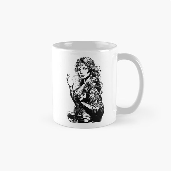 Item preview, Brigid – Goddess of Healing, Poetry, and Smithcraft      Black & White Edition designed and sold by CelticSoulShop.