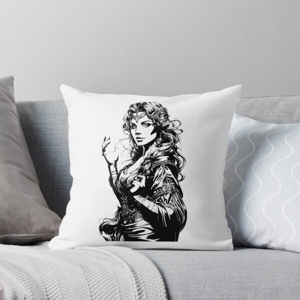Item preview, Brigid – Goddess of Healing, Poetry, and Smithcraft      Black & White Edition designed and sold by CelticSoulShop.