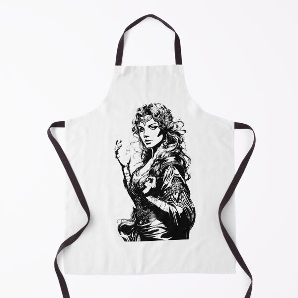 Item preview, Brigid – Goddess of Healing, Poetry, and Smithcraft      Black & White Edition designed and sold by CelticSoulShop.