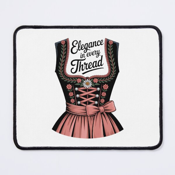 Item preview, Elegance in Every Thread - Traditional Dirndl Bodice Art designed and sold by C-Kav.