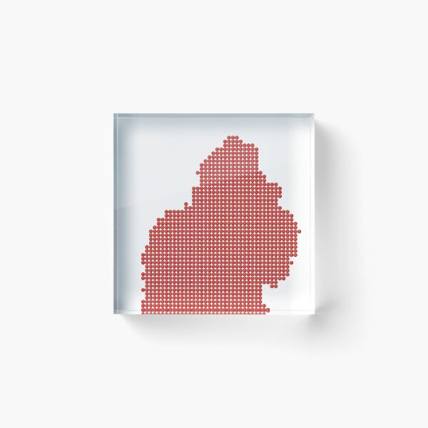 Item preview, Mauritius Red Rhinestone designed and sold by TheIconSmith.
