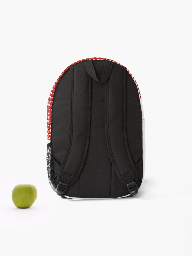 Thumbnail 2 of 3, Backpack, Mauritius Red Rhinestone designed and sold by TheIconSmith.
