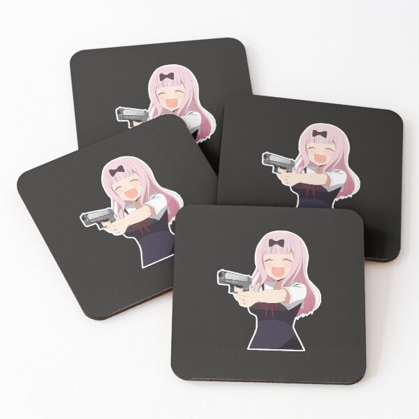 Item preview, Chika Fujiwara Holds A Gun Anime Girl With A Gun designed and sold by leimerdonerv.