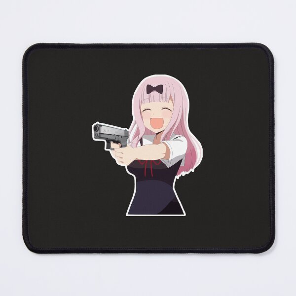 Item preview, Chika Fujiwara Holds A Gun Anime Girl With A Gun designed and sold by leimerdonerv.