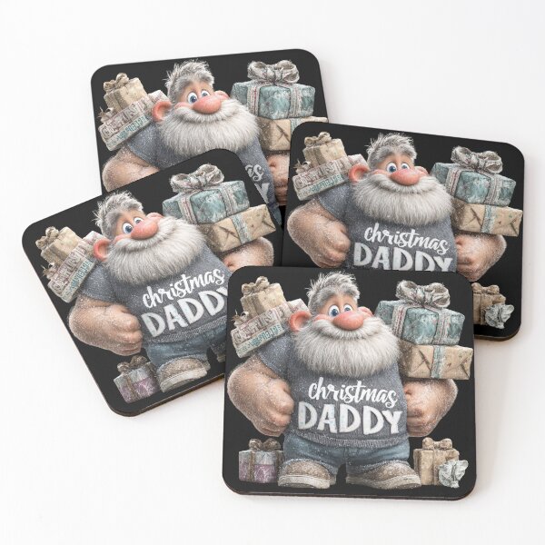 Item preview, Muscular Santa Claus – Funny Christmas Daddy Illustration designed and sold by Maryna_Reine.