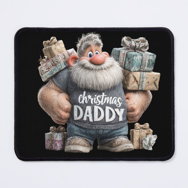 Item preview, Muscular Santa Claus – Funny Christmas Daddy Illustration designed and sold by Maryna_Reine.