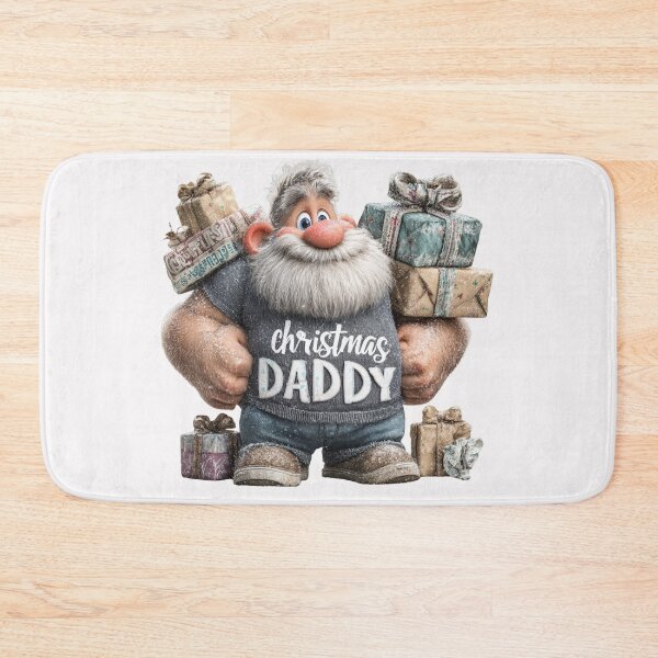 Item preview, Muscular Santa Claus – Funny Christmas Daddy Illustration designed and sold by Maryna_Reine.