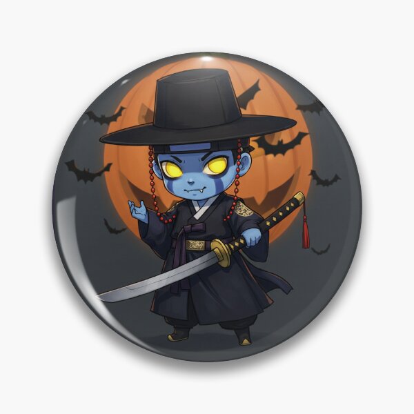 Item preview, Korean Halloween Chibi Reaper – K-Horror Demon Hunter 2 designed and sold by Pasteltone.