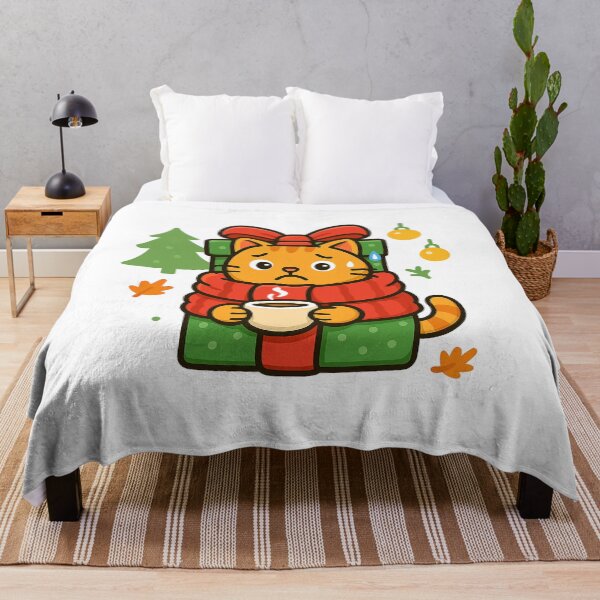 Item preview, Gift Wrap Cat – Funny Christmas Present Cat Sticker & Holiday Shirt designed and sold by MeowLaugh.