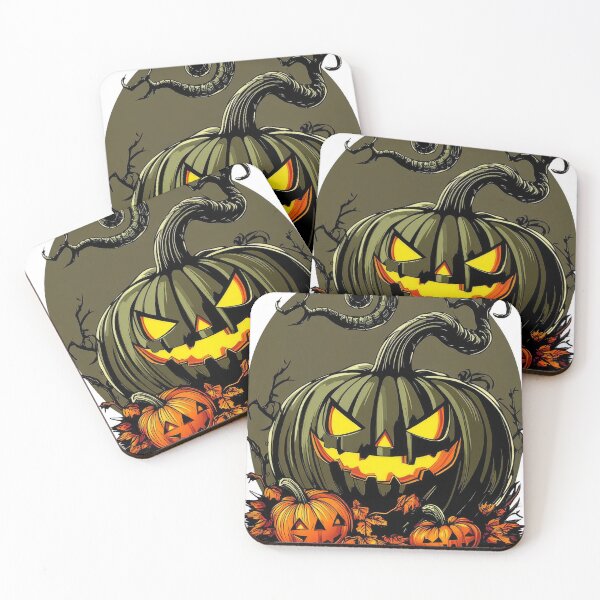 Item preview, Sinister Giant Pumpkin in Haunted Autumn Scene designed and sold by Daagath.