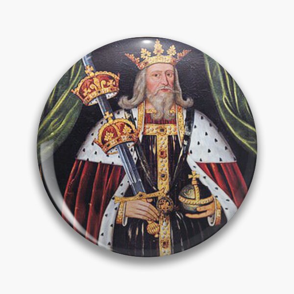 Item preview, Edward III king of England vintage portrait art designed and sold by Vintage Designs +.