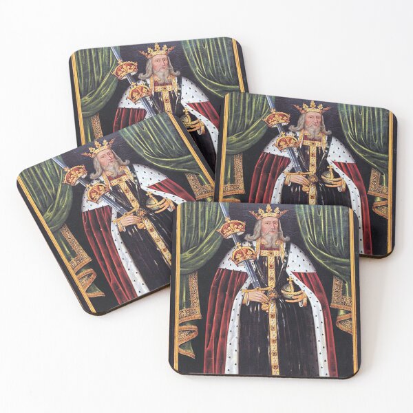 Item preview, Edward III king of England vintage portrait art designed and sold by Vintage Designs +.