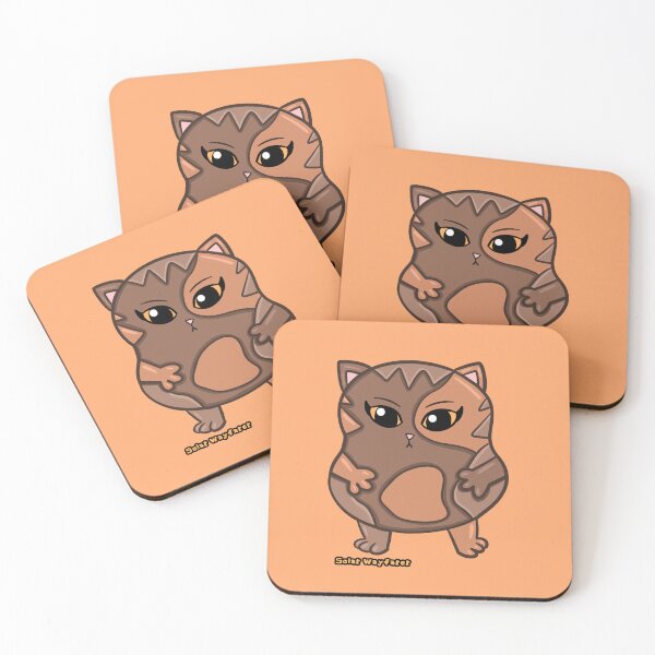 Item preview, Cookie the peanut shaped cookie cat - funny design designed and sold by SolarWayfarer.