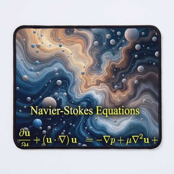 Item preview, Flowing with Navier-Stokes Equations designed and sold by Nerdy Shack.
