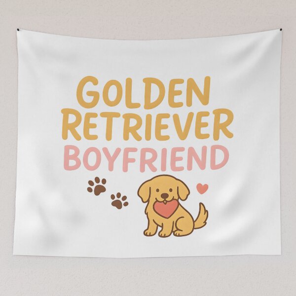 Item preview, Golden Retriever Boyfriend Design Cute Loyal Dog Boyfriend Aesthetic designed and sold by Slayfandom.