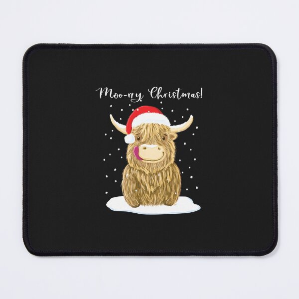 Item preview, Scottish Highland Cow Moo-Rry Christmas Wee Hamish designed and sold by ART-KaraSikora.