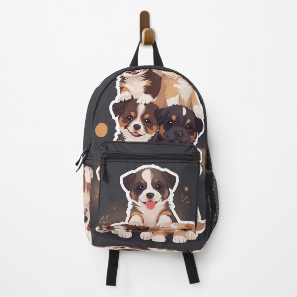 Item preview, Adorable Puppy Stack – Funny Dog Lover Design designed and sold by ArtivaNest.