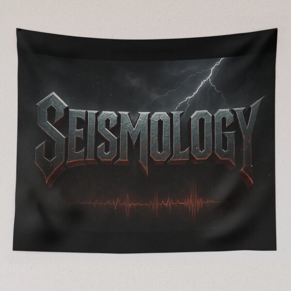 Item preview, Seismology - perfect for rock and metal fans designed and sold by DamioPolArt.