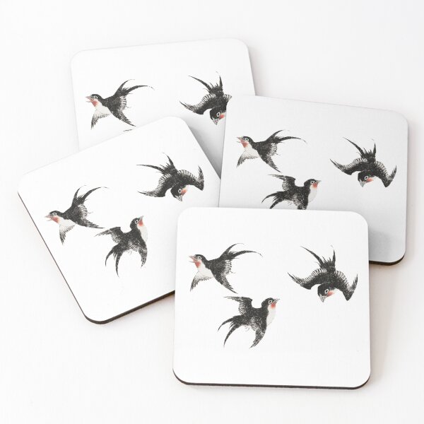 Item preview, Birds - Katsushika Hokusai designed and sold by Melty Shirts.