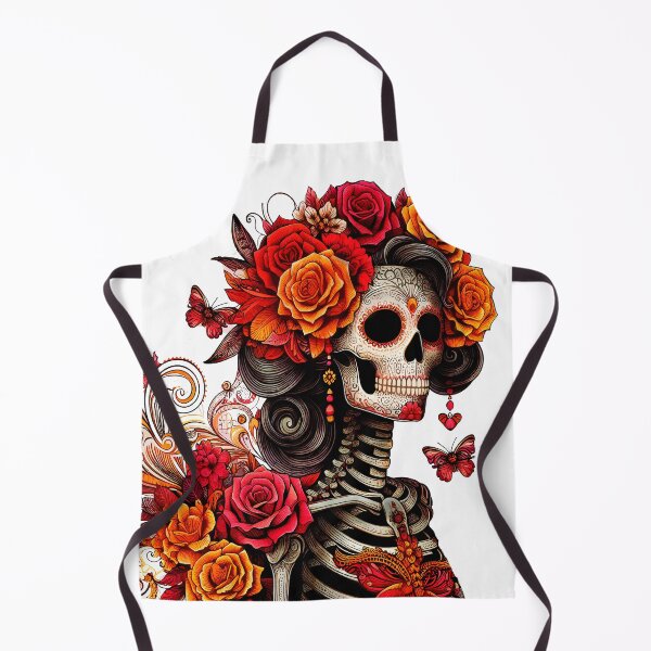 Item preview, Catrina Halloween Illustration - Esoteric Día de Muertos Art Nouveau Mystical Design designed and sold by Ojo de Lilith.