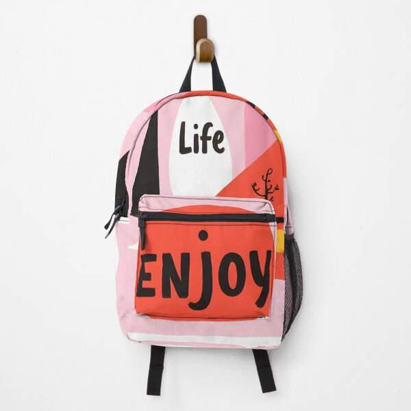 Item preview, ENJOY LIFE – Minimal Abstract 3 Shapes Sticker designed and sold by nhk999.