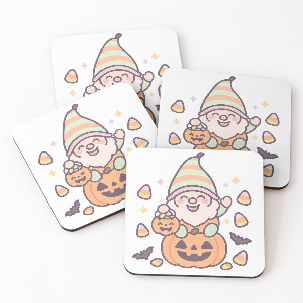 Item preview, Pumpkin Gnome T-Shirt – Sitting on Jack-o’-Lantern with Candy Corn designed and sold by PrintCreations9.