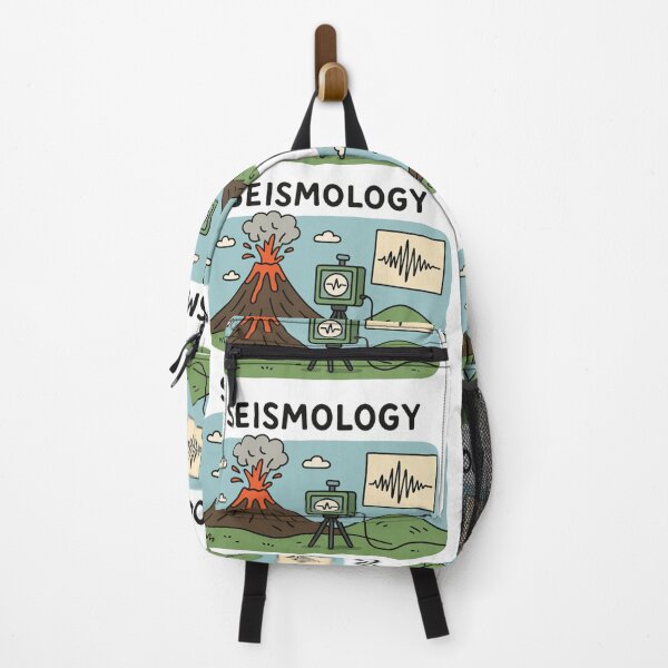Item preview, Seismology - volcano and seismograph designed and sold by DamioPolArt.