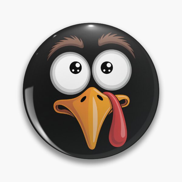 Item preview, Silly Turkey Face Happy Turkey Day Thanksgiving designed and sold by ART-KaraSikora.