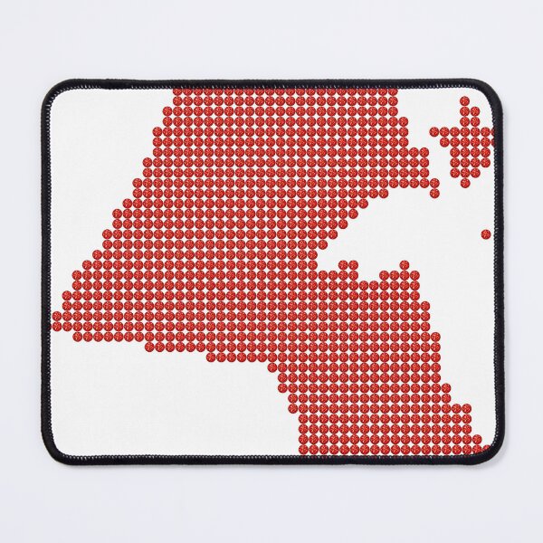 Item preview, Kuwait Red Rhinestone designed and sold by TheIconSmith.