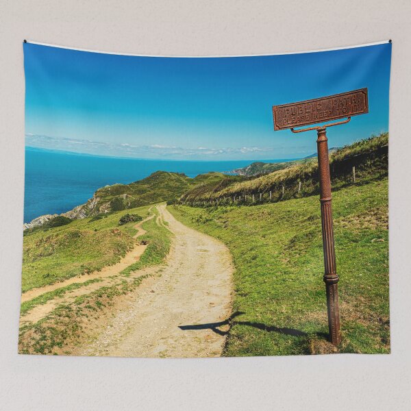 Artikelvorschau, Blick von den Torrs nach Wales – Ilfracombe, Nord-Devon. entworfen und verkauft von Love where you live.