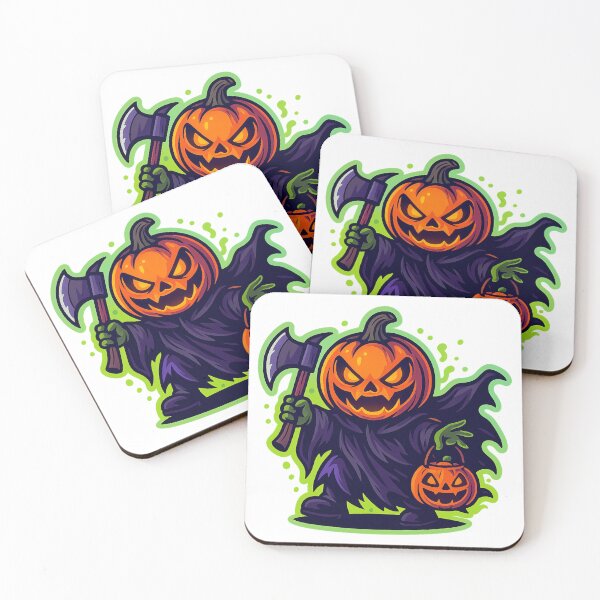 Item preview, Scary Halloween Gnome T-Shirt – Glowing Jack-o’-Lantern Head designed and sold by PrintCreations9.