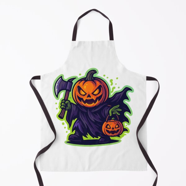 Item preview, Scary Halloween Gnome T-Shirt – Glowing Jack-o’-Lantern Head designed and sold by PrintCreations9.