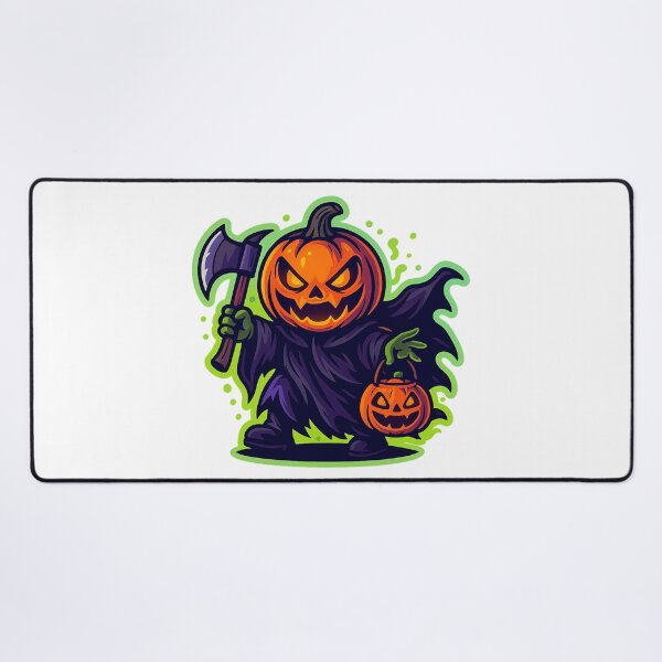 Item preview, Scary Halloween Gnome T-Shirt – Glowing Jack-o’-Lantern Head designed and sold by PrintCreations9.