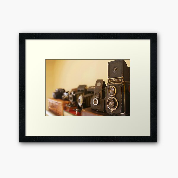 Vintage Cameras Framed Art Print