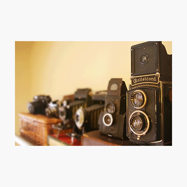 Vintage Cameras Photographic Print