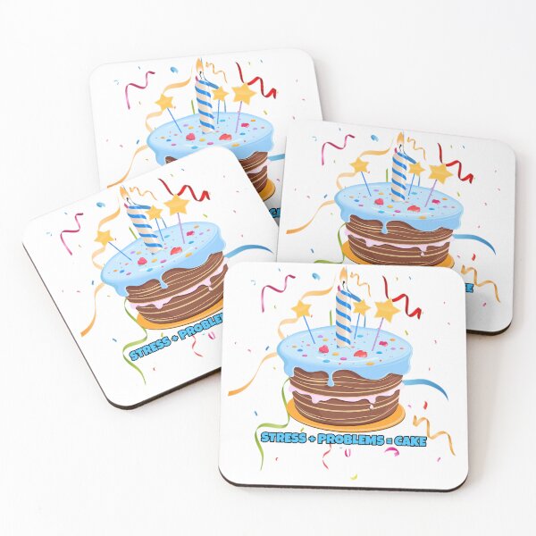 Item preview, Stress + Problems = Cake designed and sold by TSArt246.
