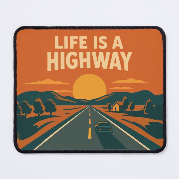 Item preview, Life is a Highway designed and sold by Trippin-Tito's.