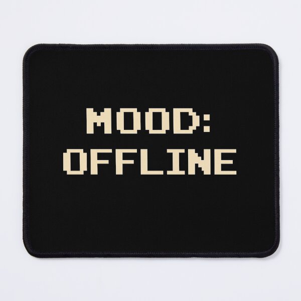 Item preview, Mood: Offline – Retro Pixel Art Text Design designed and sold by SlomianyPisarz.
