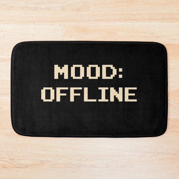 Item preview, Mood: Offline – Retro Pixel Art Text Design designed and sold by SlomianyPisarz.