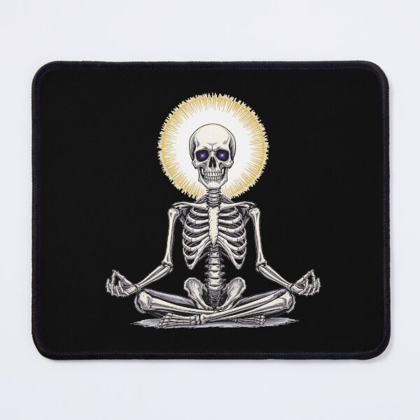 Item preview, Yoga Meditating Skeleton designed and sold by DesignsDominus.